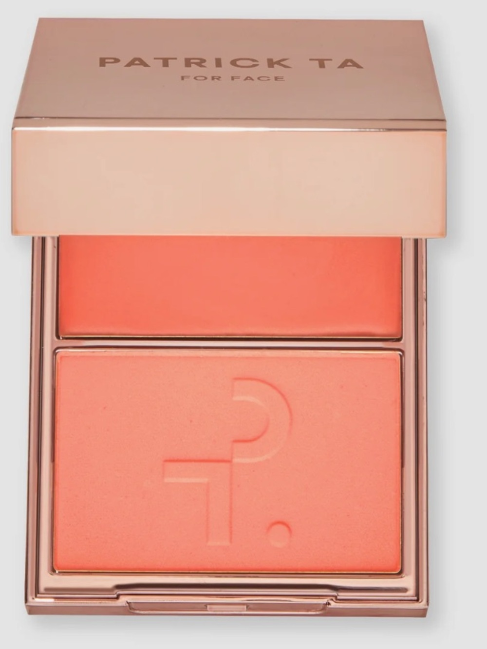 Patrick Ta Double Take Cream & Powder Blush in She’s The Moment Golden Peach)